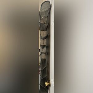 Gray Hanging Closet Organizer for Shoes